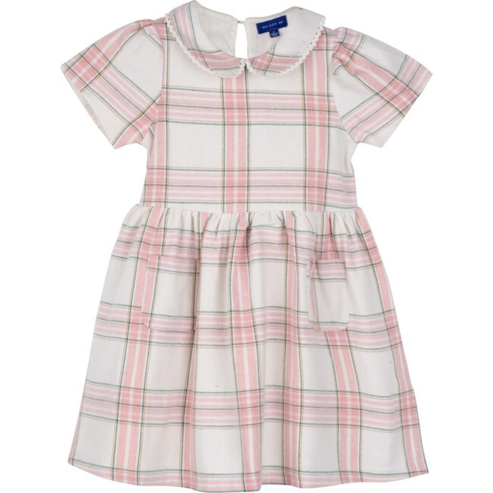 NWT Maison Me Plaid Dress Size 5
